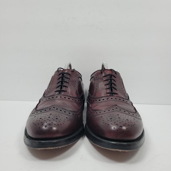 Allen Edmonds Barrington Burgundy Leather Men\'s Oxford Shoes US Size 8.5E main image 7